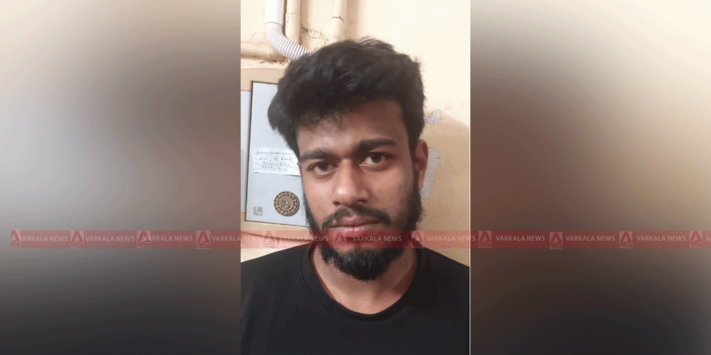 നഗരൂരിൽ എം.ഡി.എം.എയുമായി 26 കാരൻ അറസ്റ്റിൽ